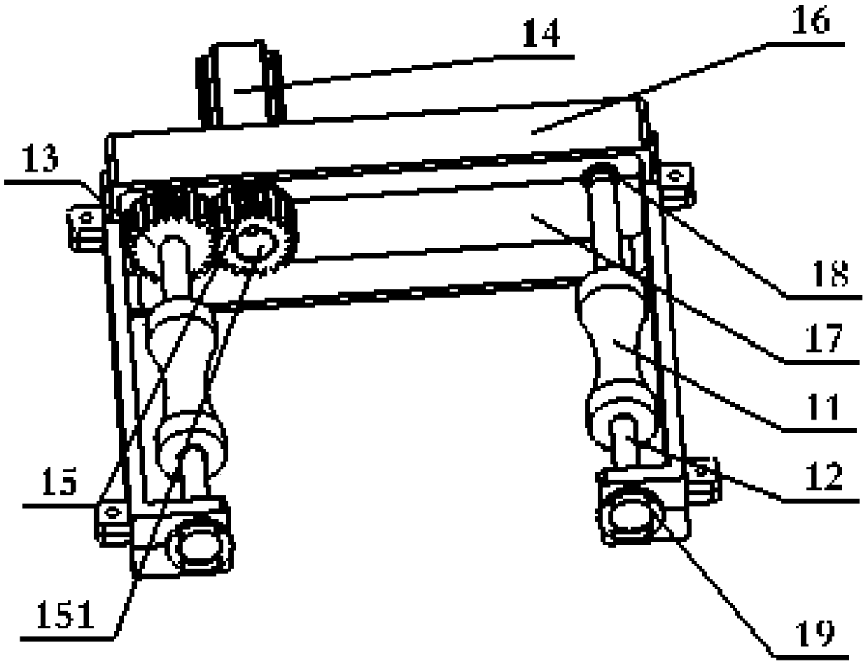 Industrial pole-climbing robot with obstacle-surmounting function