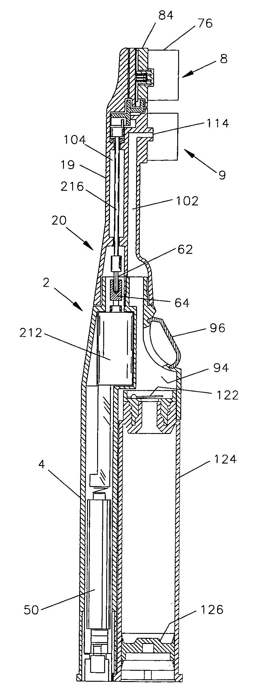 Dentifrice dispensing electrical toothbrush