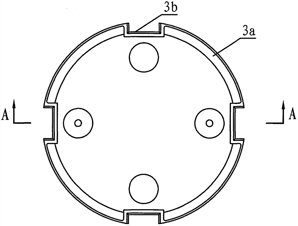 Missile and barrel separation device of high-submergence-depth underwater unpowered launching carrying system