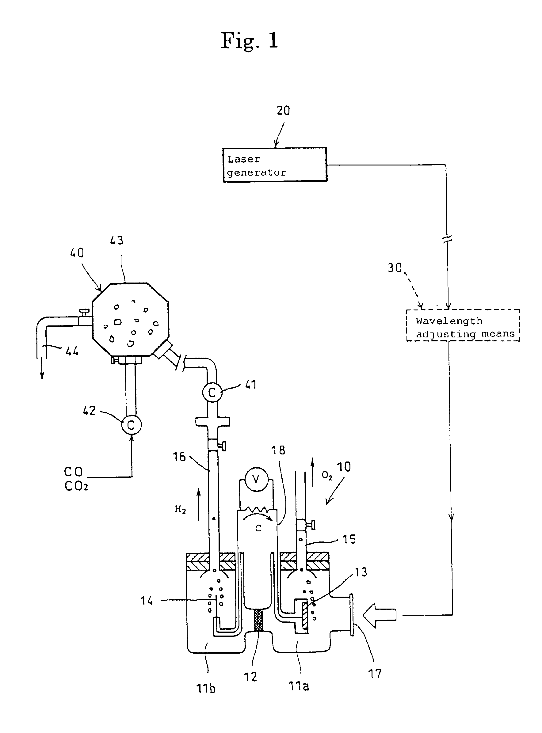 Methane/methanol producing system