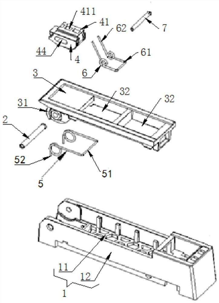 Hard disk bracket handle