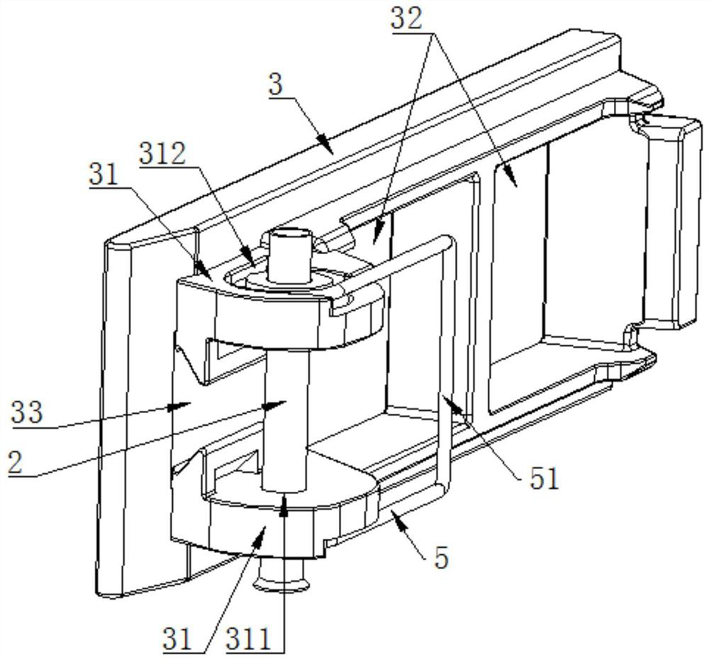 Hard disk bracket handle