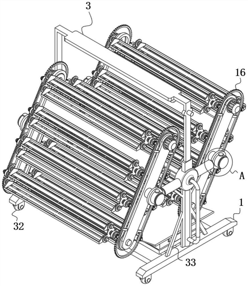 Agricultural seedling raising device with circulating light splitting structure