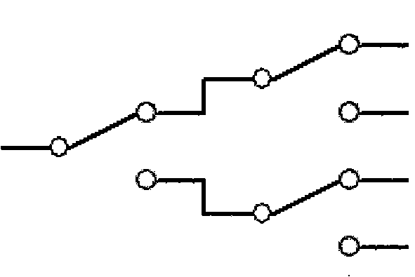 Cable test bus and switch matrix circuit