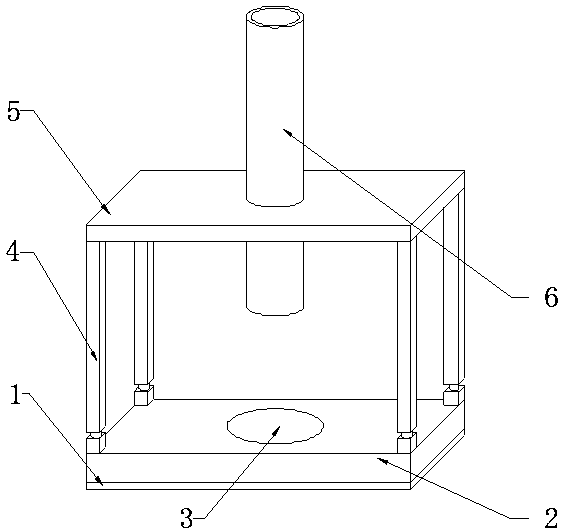 Puncture needle positioning device for B-type ultrasonic examination