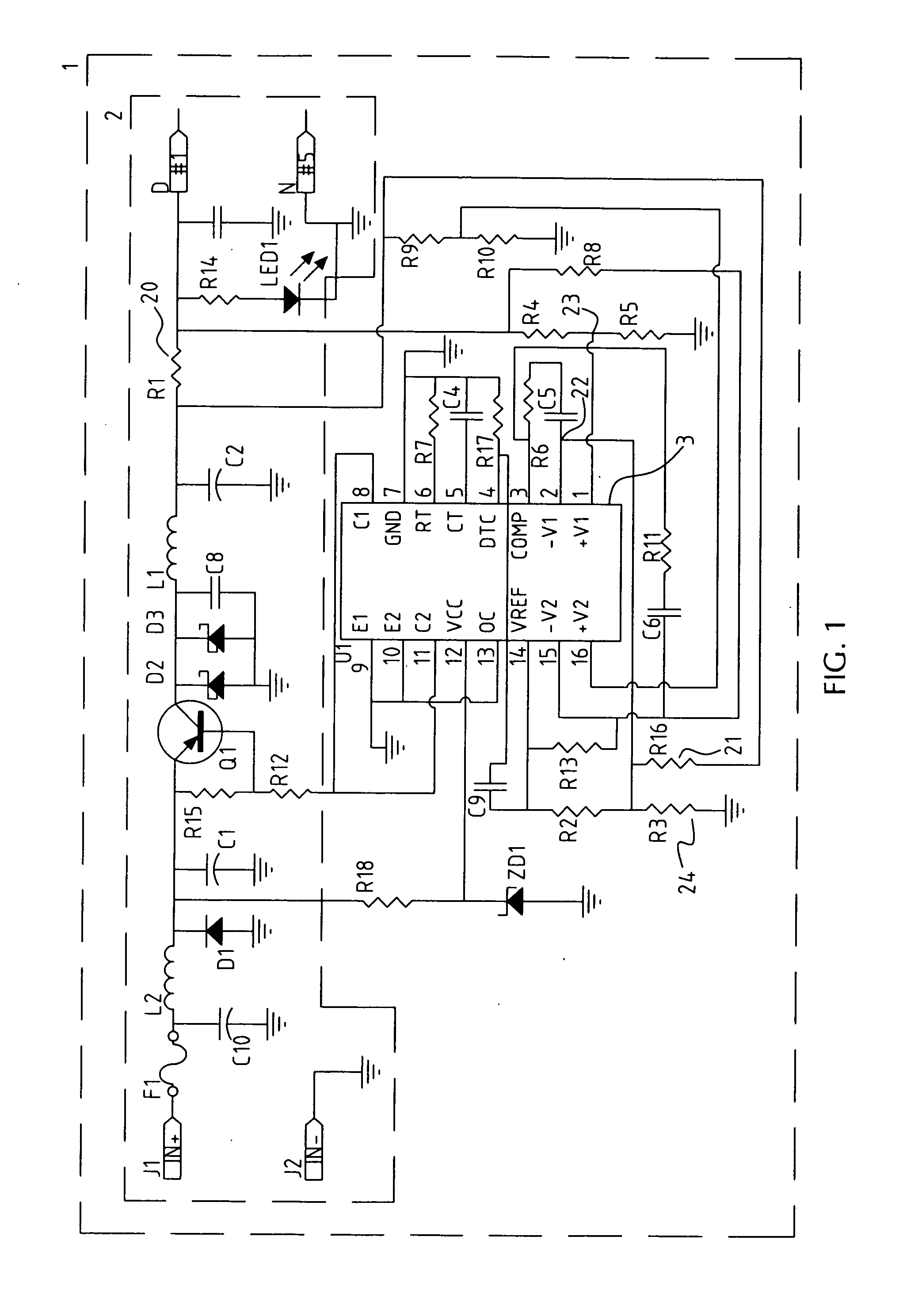 Output voltage compensation device