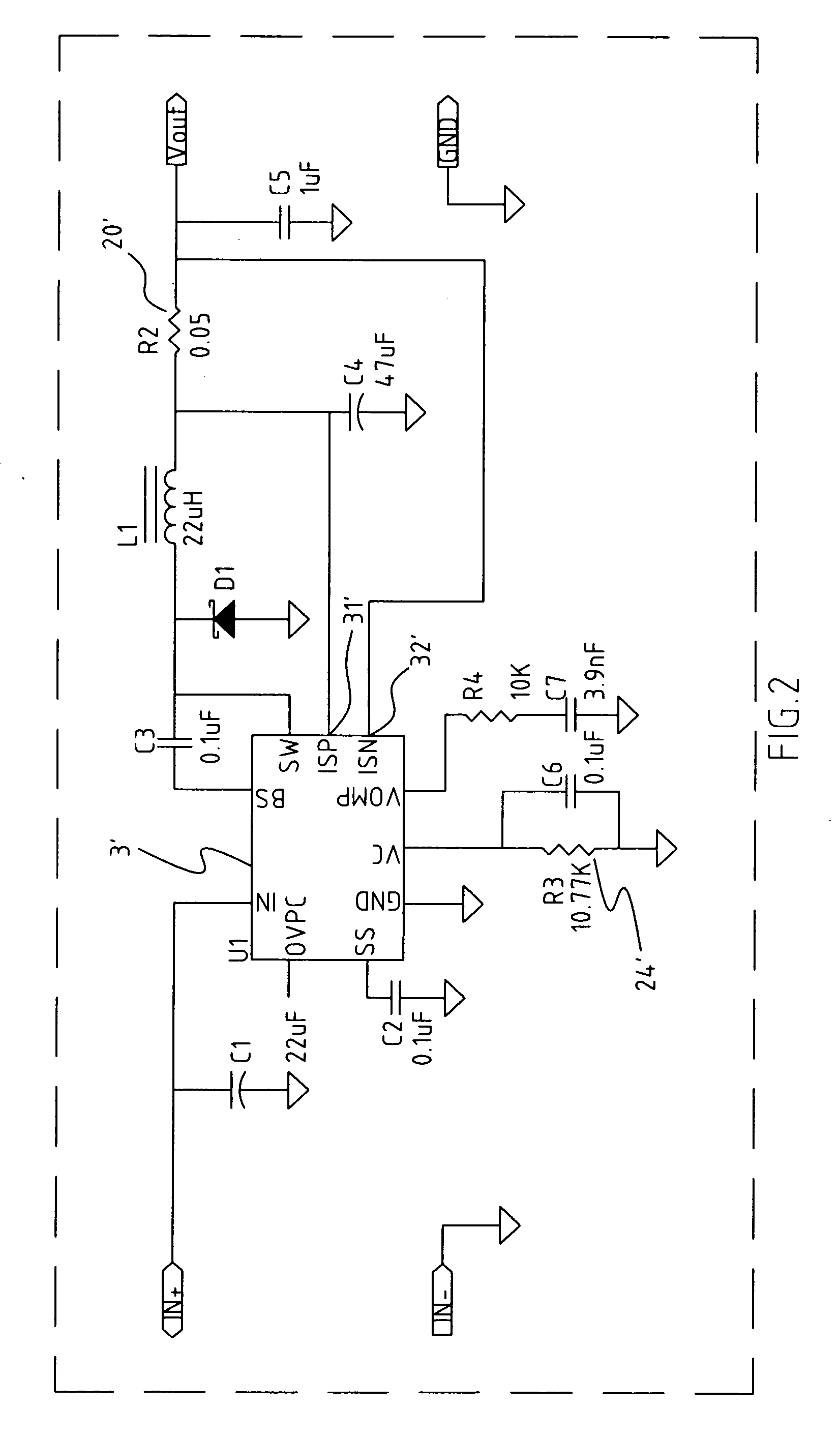 Output voltage compensation device