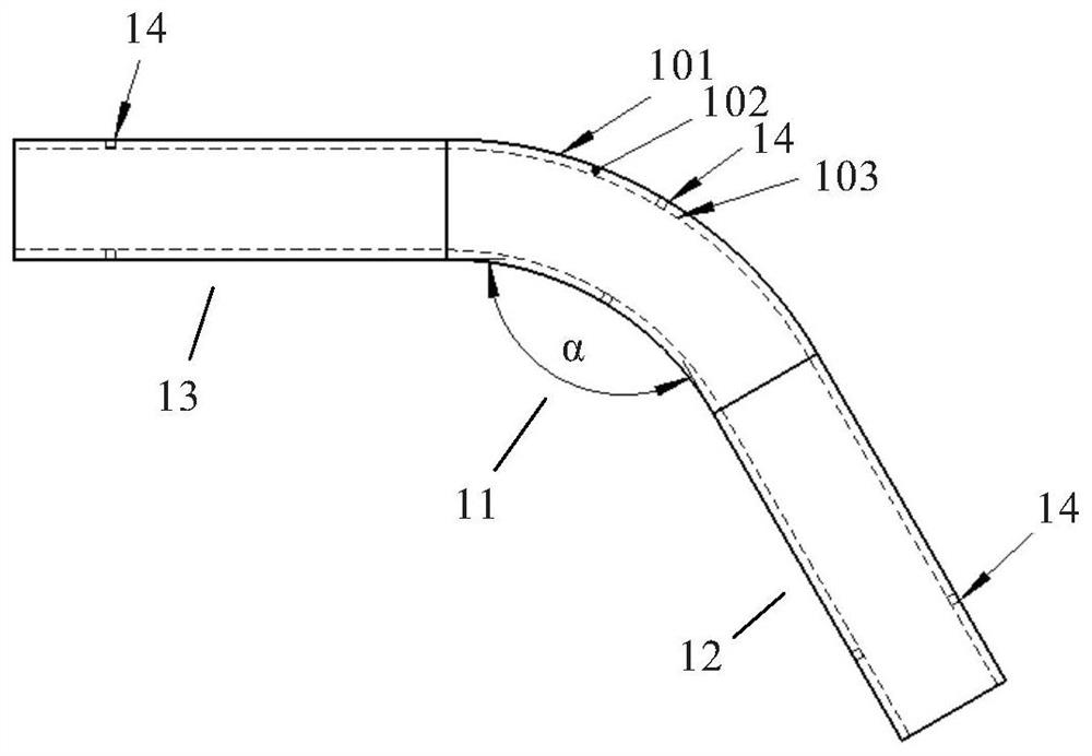 Angle-adjustable cardiac ventricle catheter for cardiovascular intervention pump