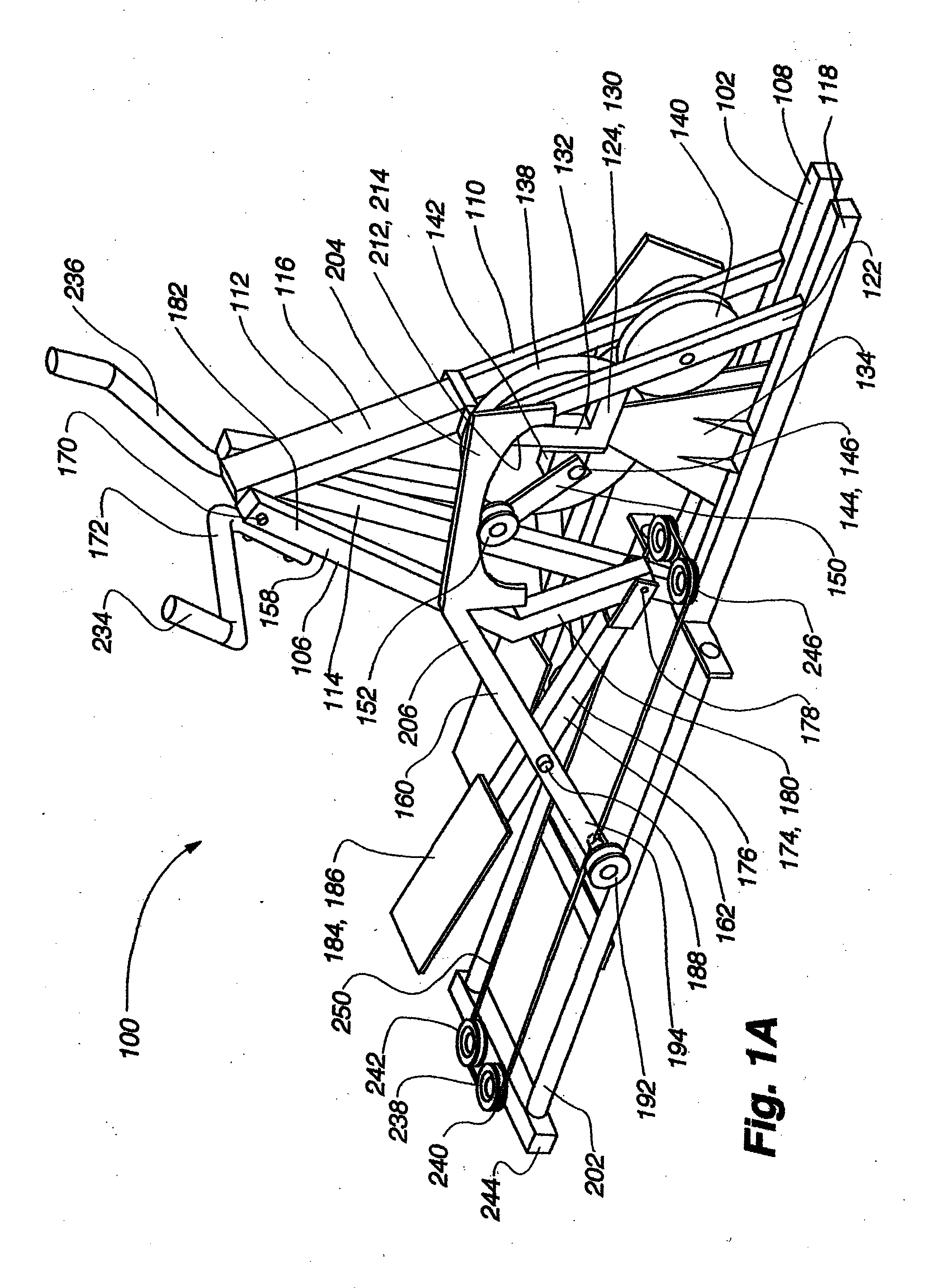 Releasable connection mechanism for variable stride exercise devices