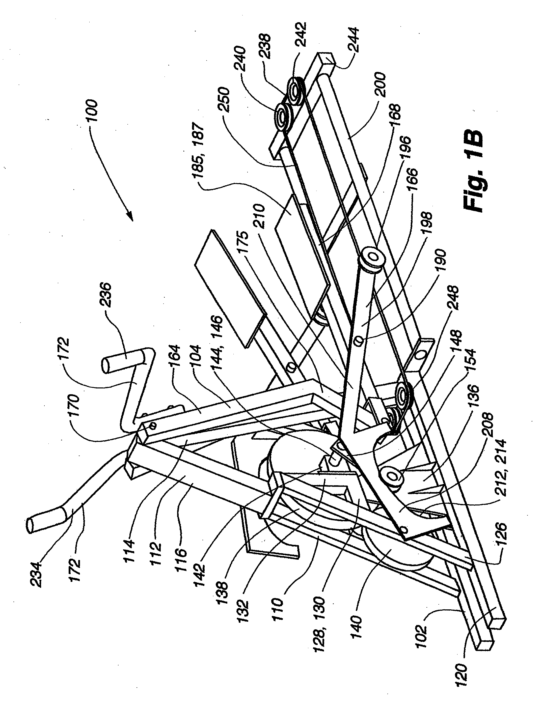 Releasable connection mechanism for variable stride exercise devices