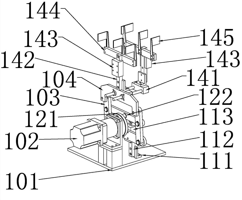 High-speed spring bagging machine