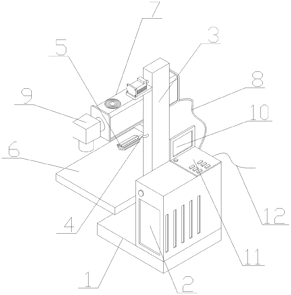 Carbon dioxide marking machine