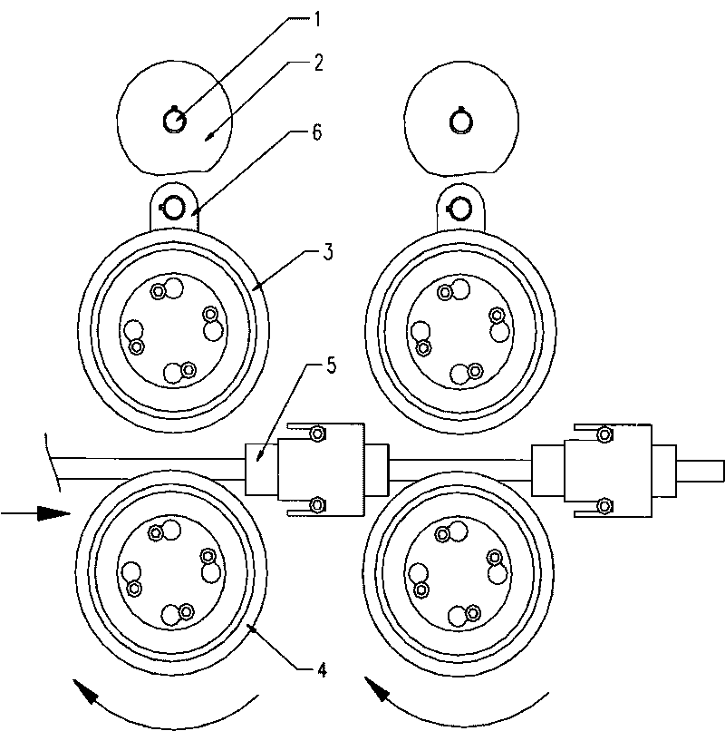 Spring machine wire feeding wheel and wire feeding mechanism