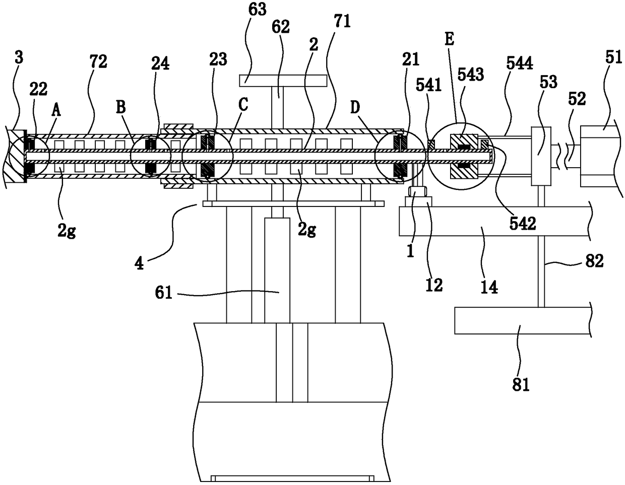 A pressure-holding detection device