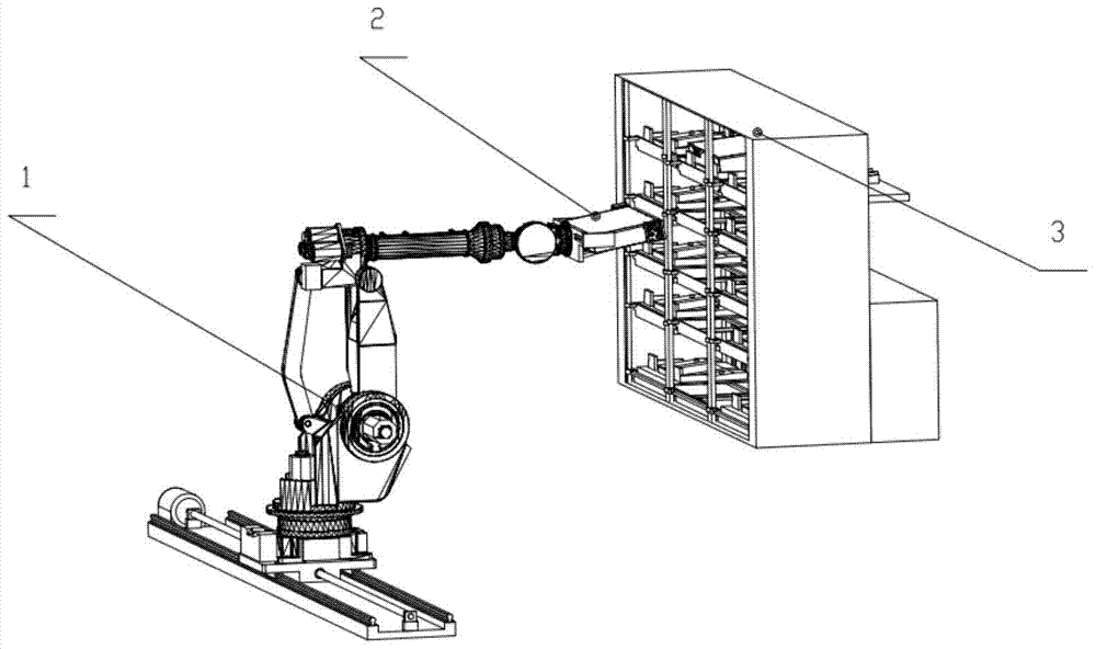 A kind of electric vehicle chassis battery replacement method