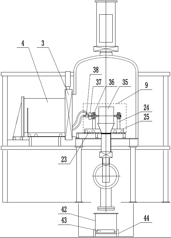 Intelligent vacuum melting and rapid hardening equipment and manufacturing method of rapid hardening alloy