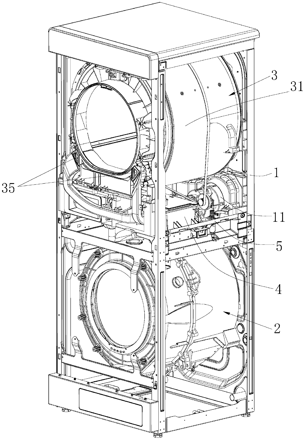 Washing and drying integrated machine