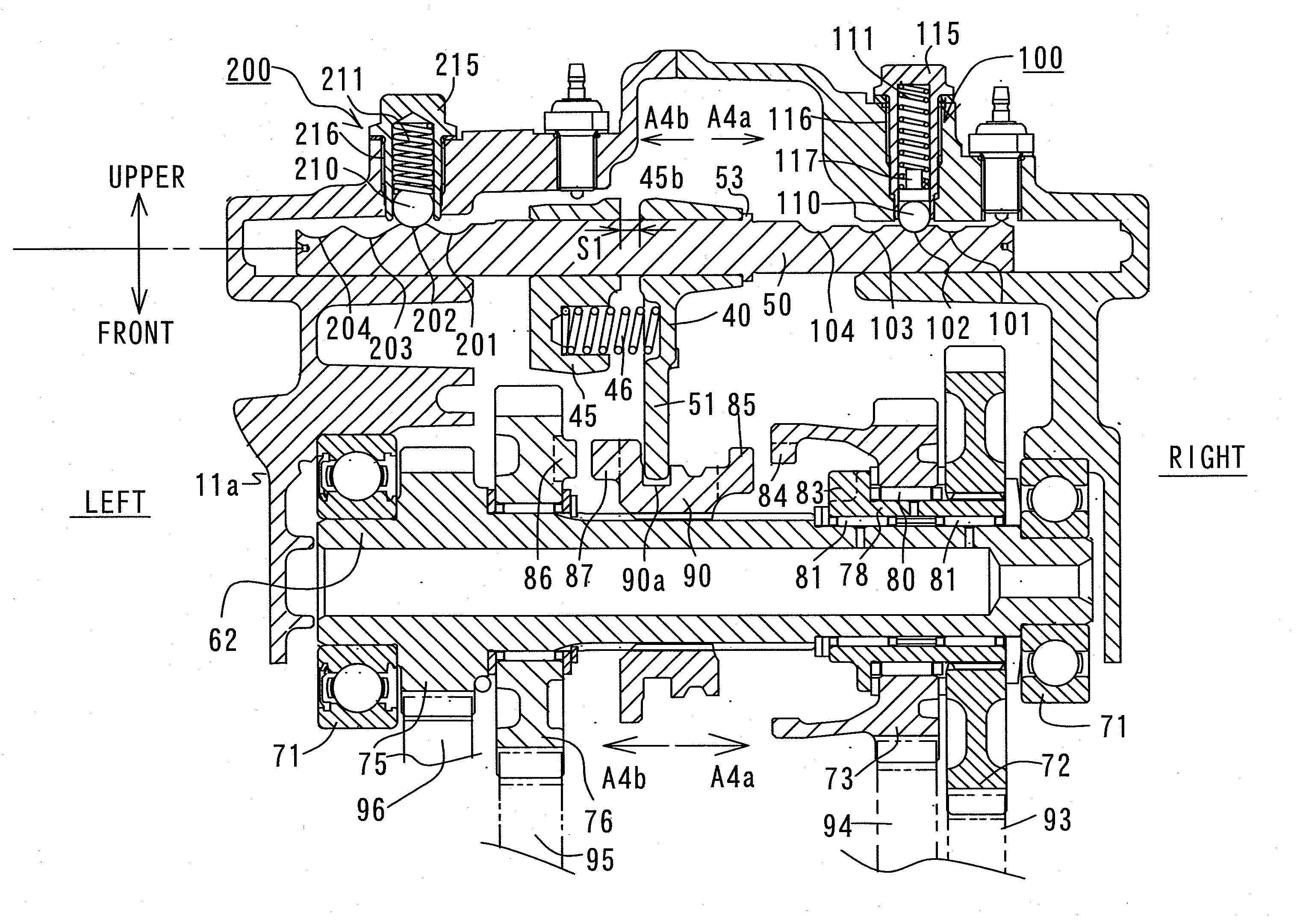 Speed change apparatus of vehicle