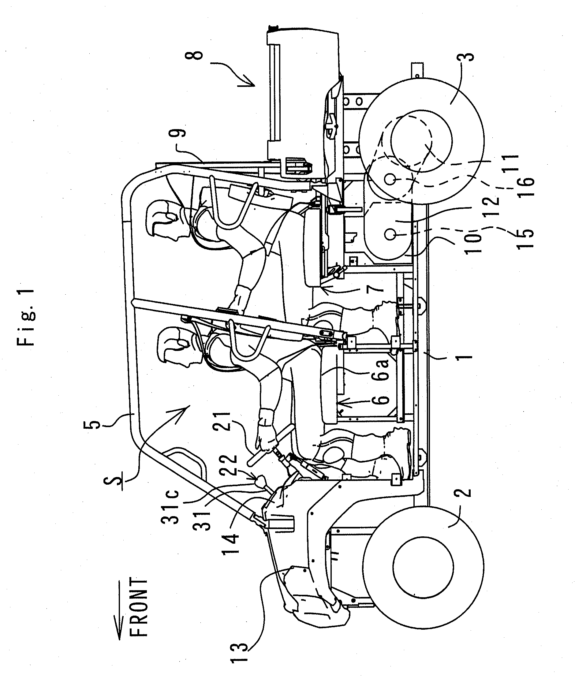 Speed change apparatus of vehicle