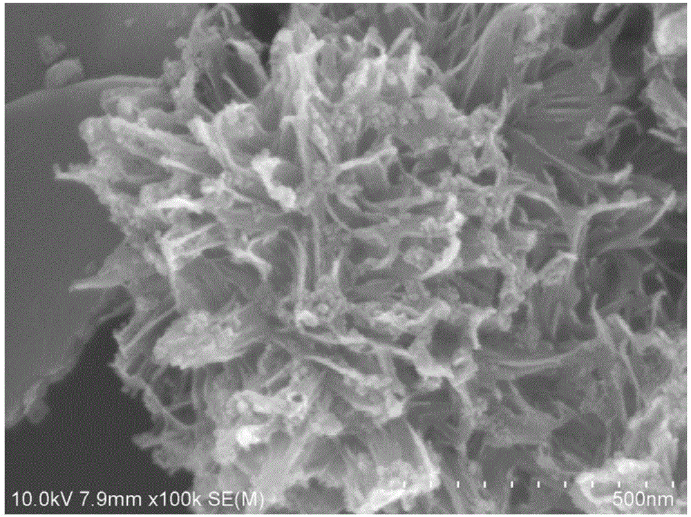 A kind of graded mixed crystal tio2 micro-nano material, preparation method and application thereof