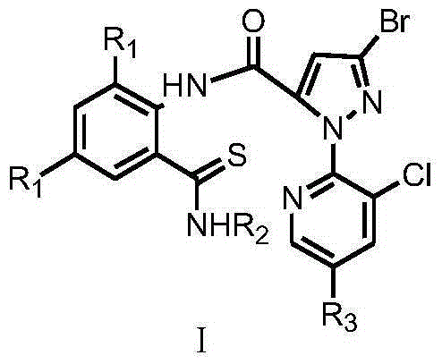 3, 5-thiobenzamide dihalide insecticide