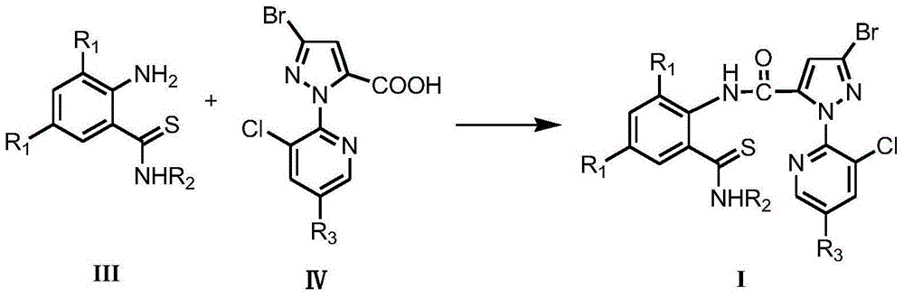 3, 5-thiobenzamide dihalide insecticide