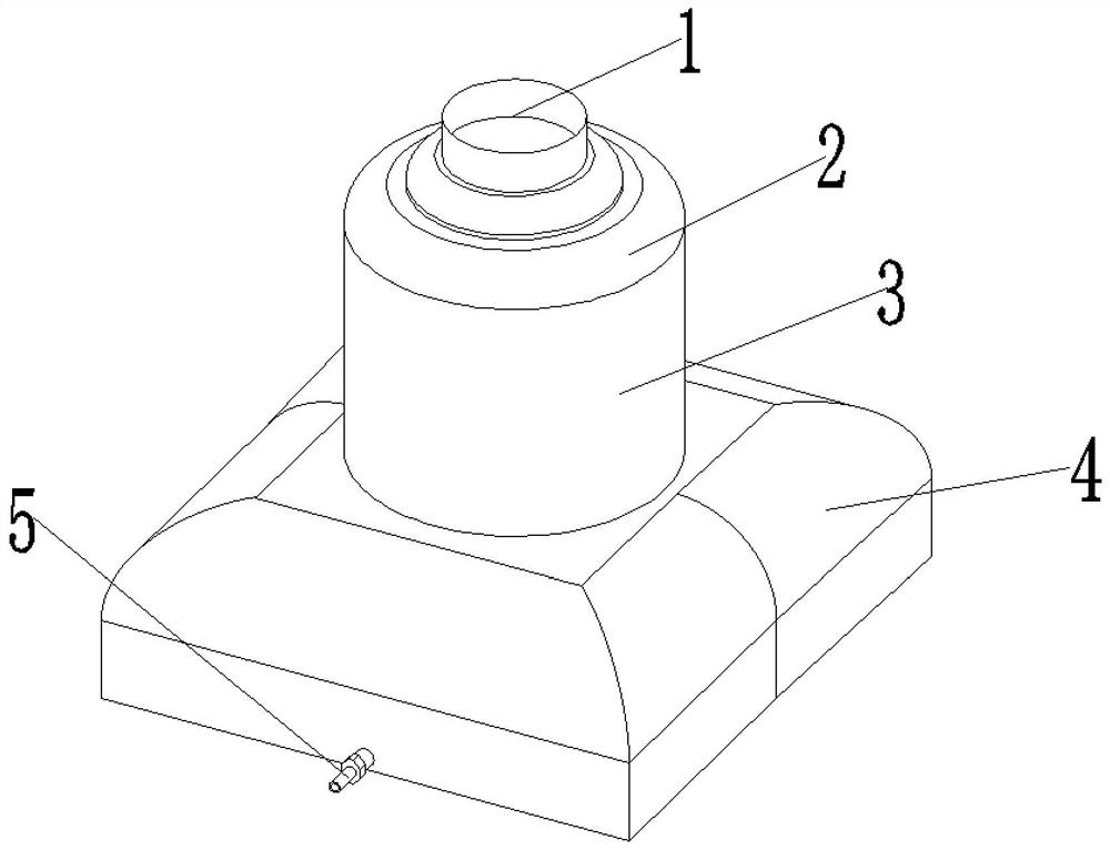 Automatic cleaning type animal feed crushing and drying device