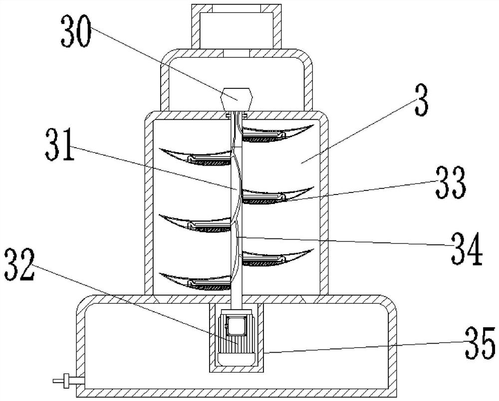 Automatic cleaning type animal feed crushing and drying device