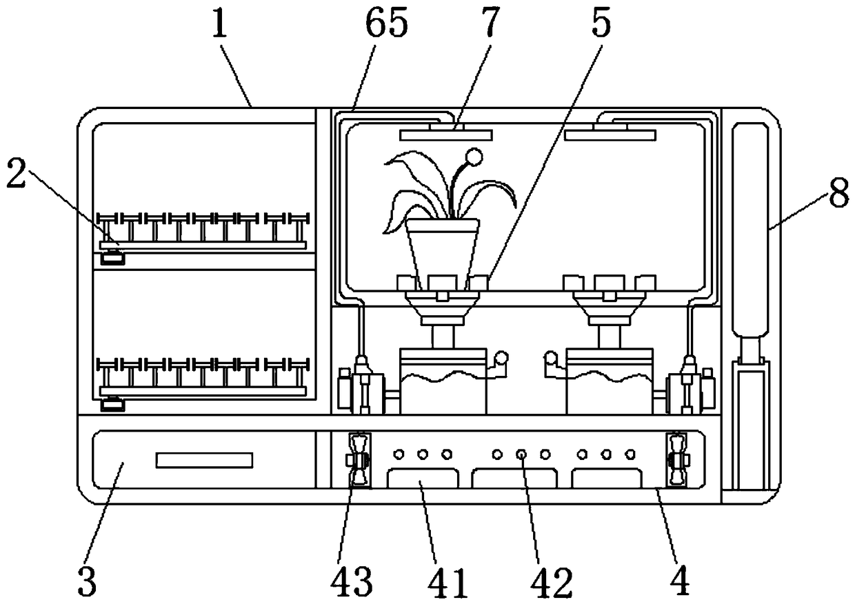 Convenient-to-sort storage device for office