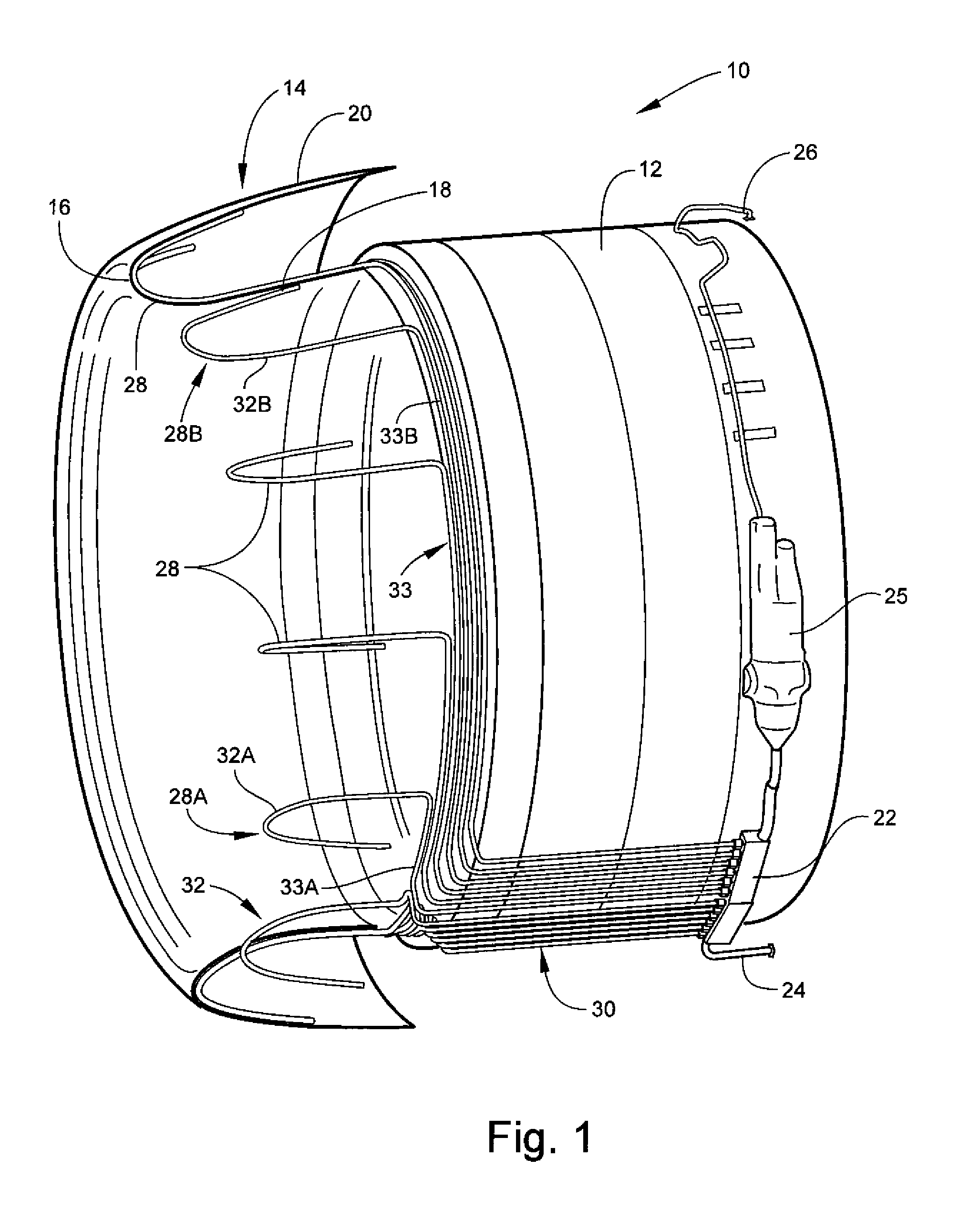 Heat transfer system and method for turbine engine using heat pipes