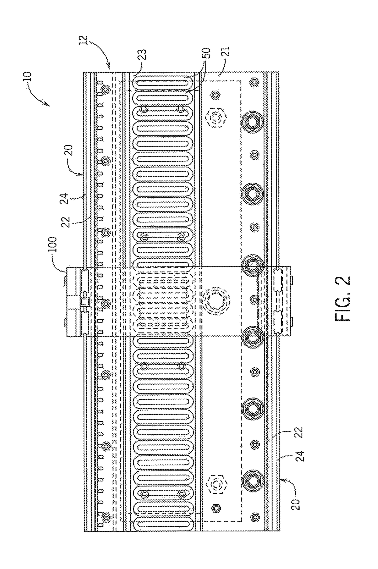 Virtual mid-bus generation in a power system for industrial control