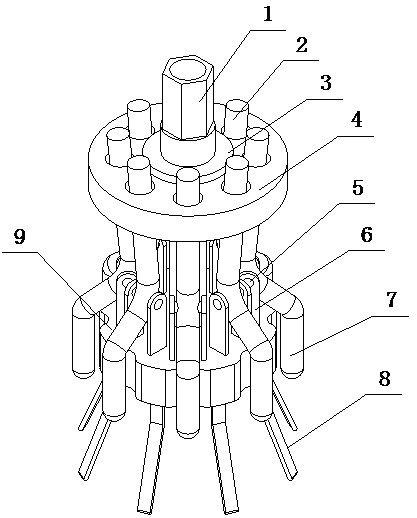 Steel pipe necking machine