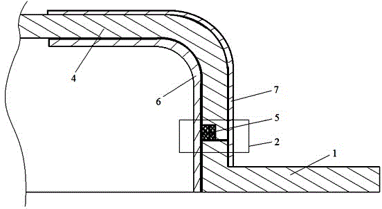 Composite material frangible cover enabling direction-pinpointed ejection and manufacturing method thereof