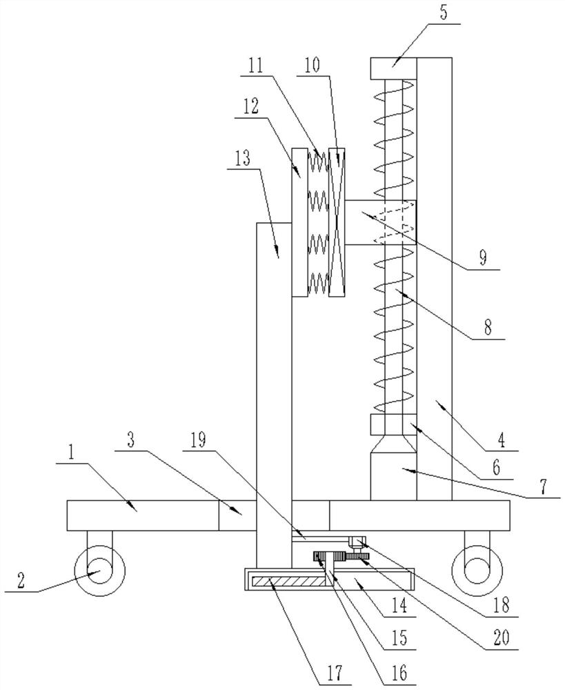 A kind of nail collection device for building construction site