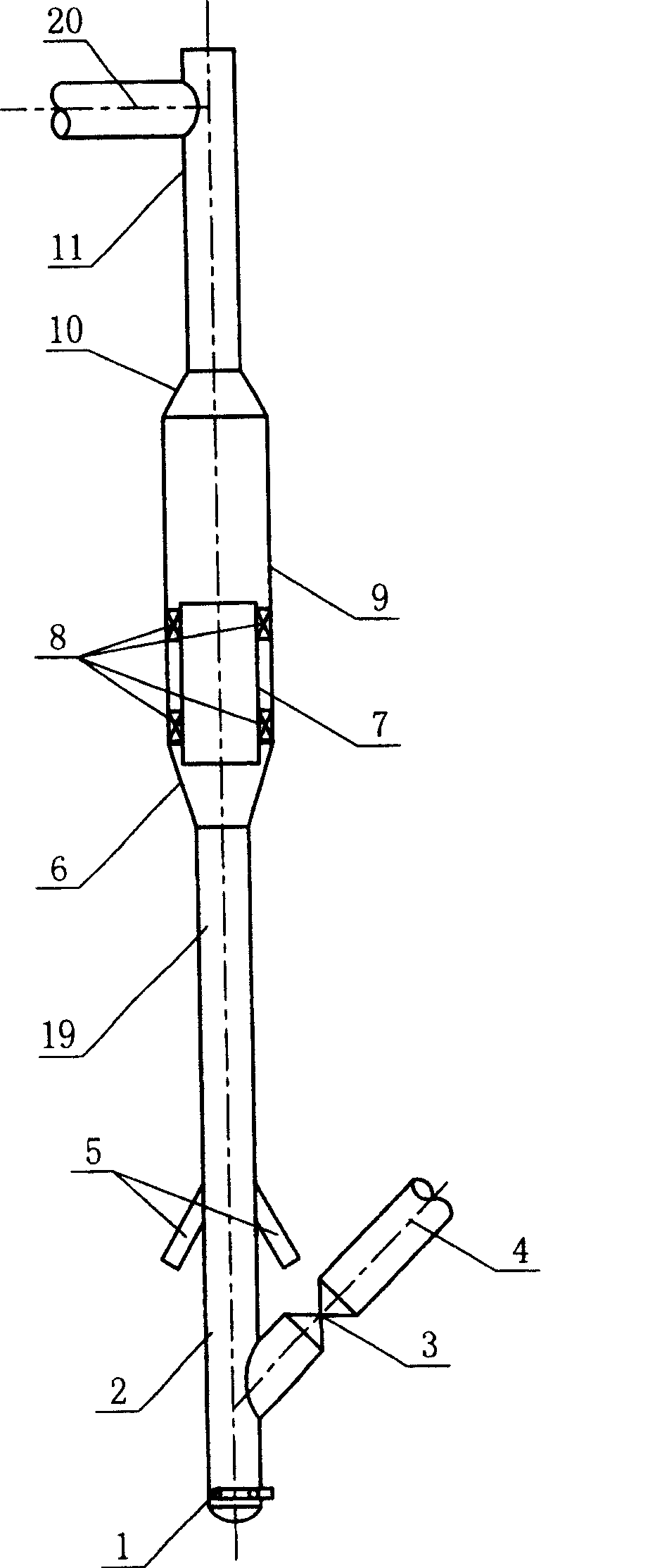 Lift-pipe reactor