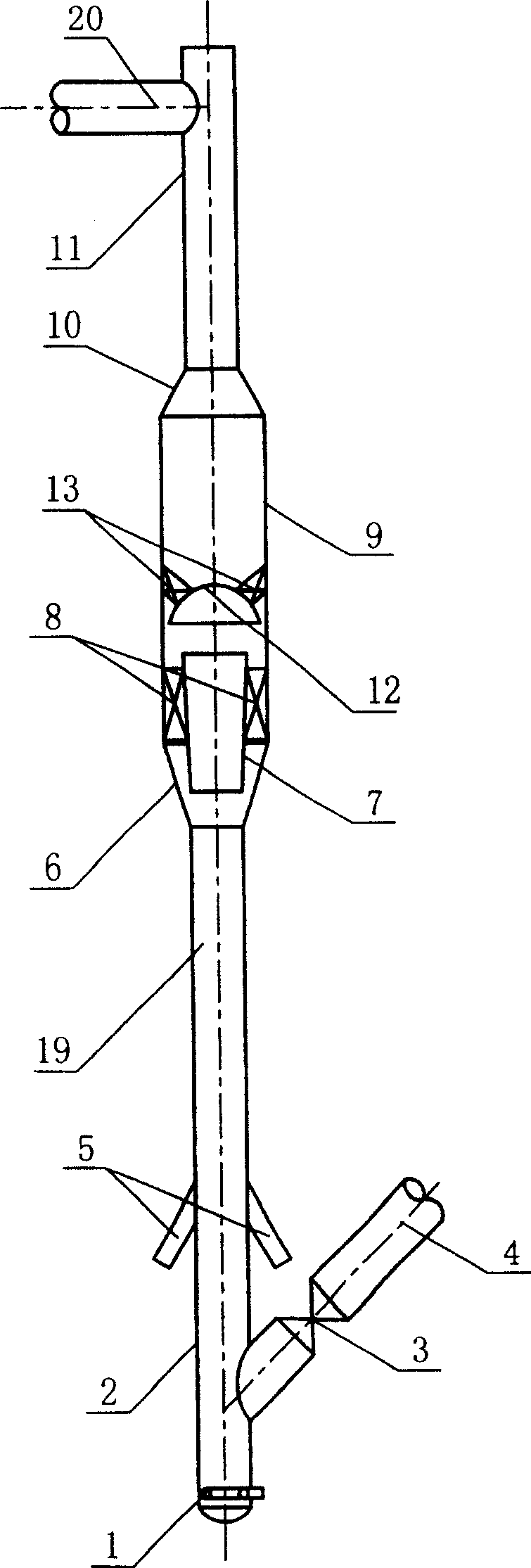 Lift-pipe reactor