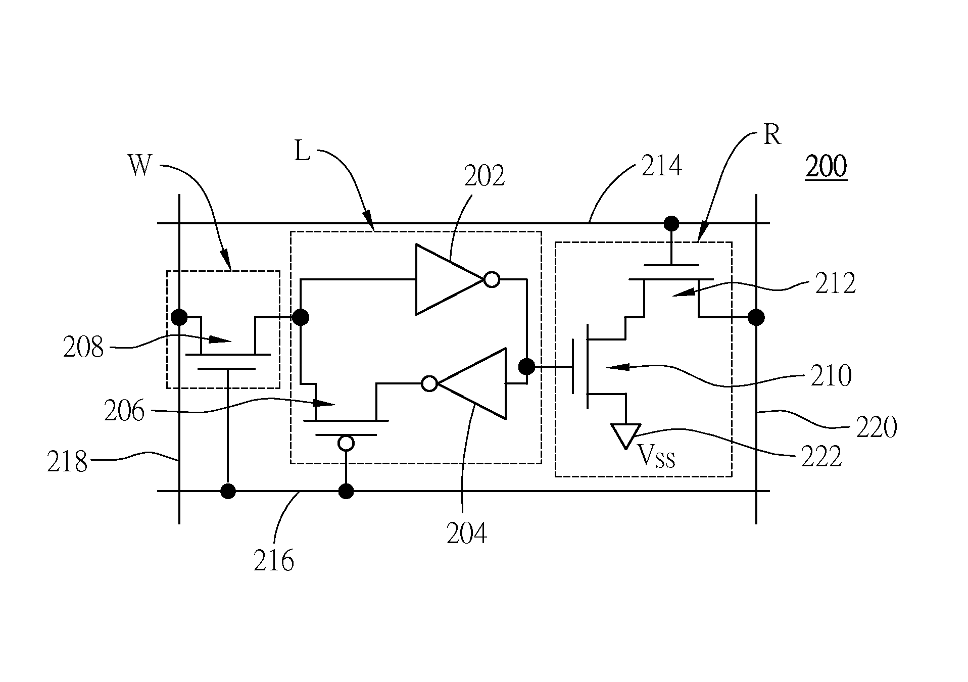 Dual-port subthreshold SRAM cell