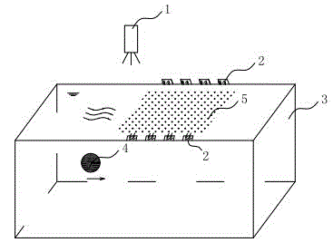 Method for testing water surface fine-speed flow field