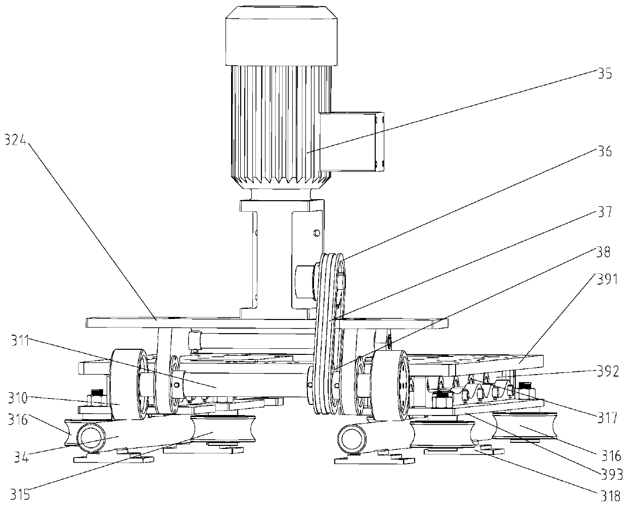 Intelligent storing and taking stereoscopic warehouse