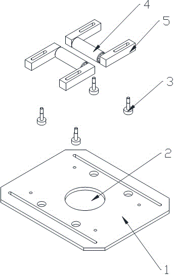 Cake extrusion device for flour mill