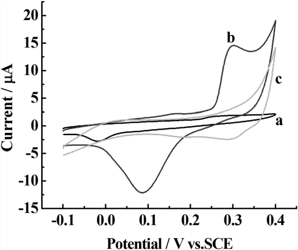 High-sensitivity chemically modified electrode for detecting thiabendazole and preparation method of chemically modified electrode