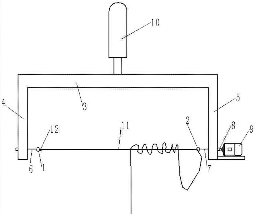 Bobbin-free large-winding-amount winding device