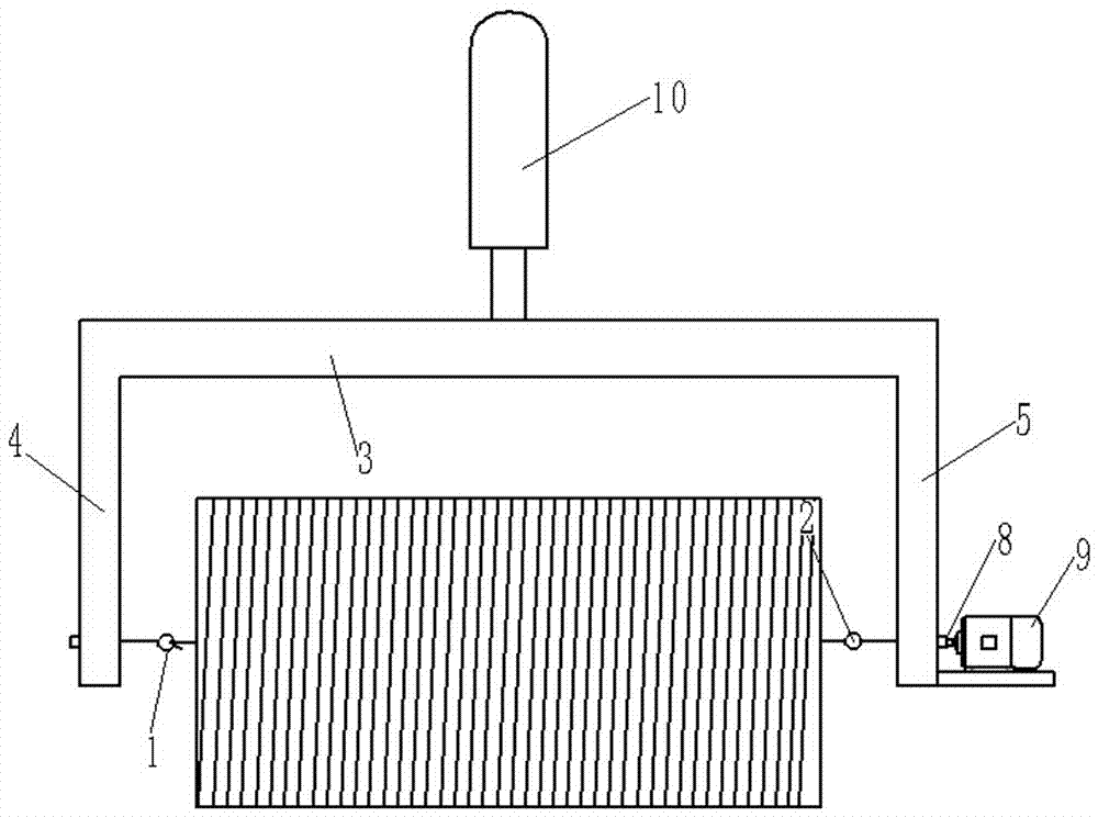 Bobbin-free large-winding-amount winding device