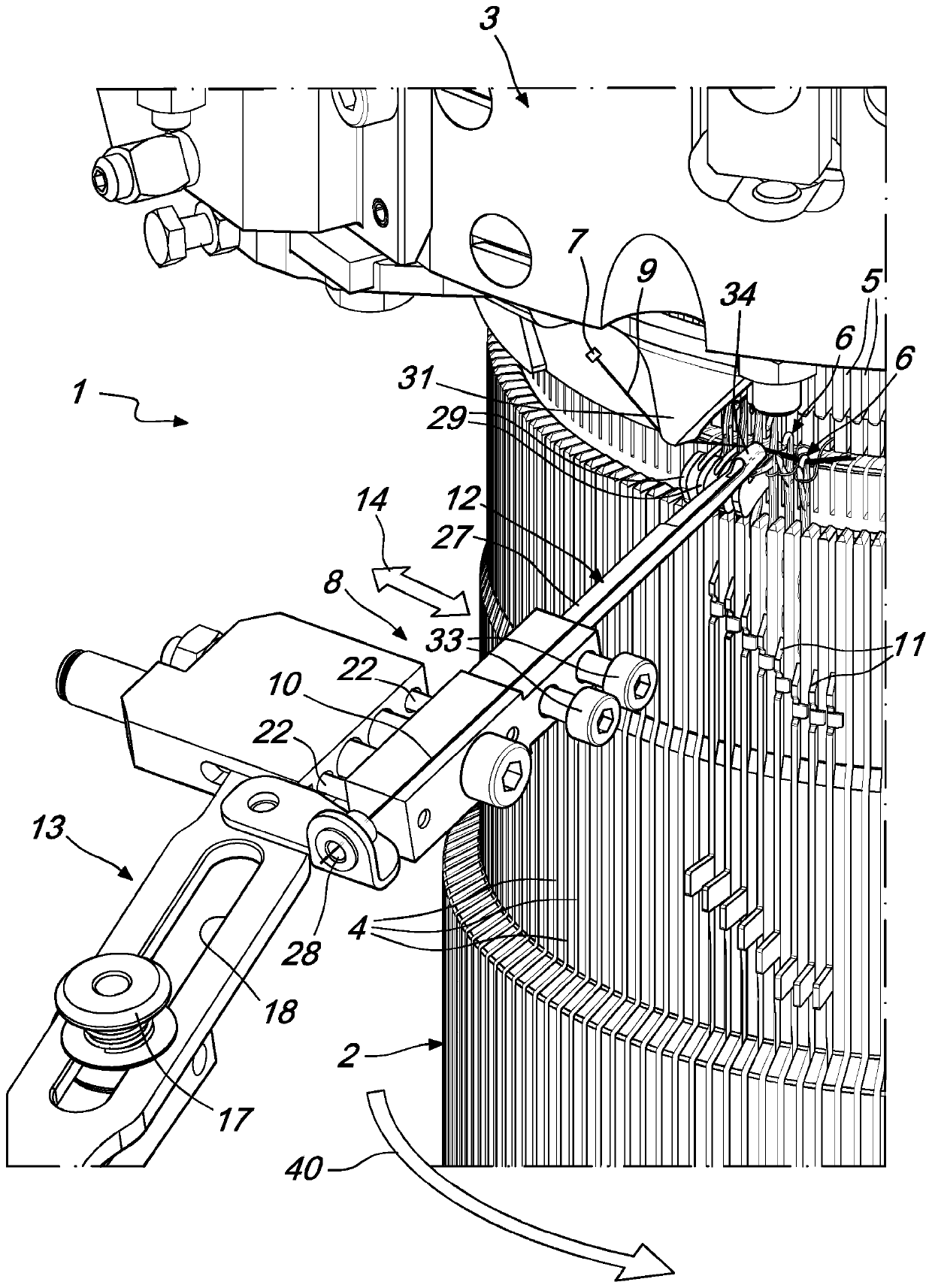 Circular hosiery knitting machines, especially double-cylinder knitting machines, for yarn guides in plated knitting