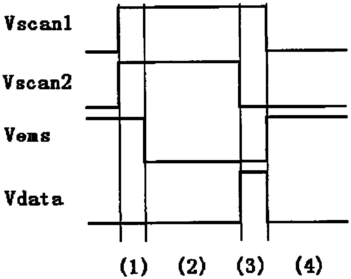 Active matrix organic light emitting diode pixel driving circuit and driving method thereof