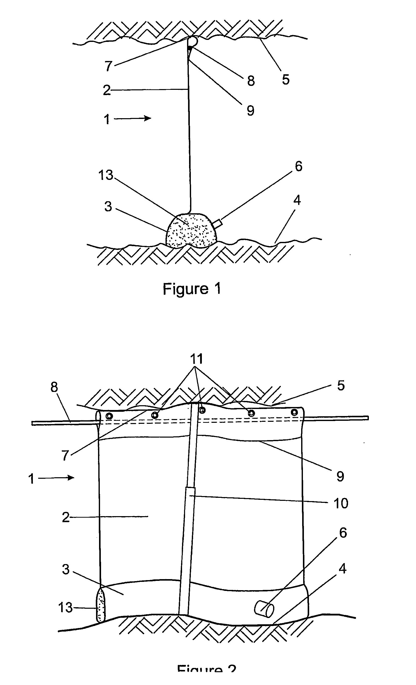 Underground mine ventilation curtain or barrier