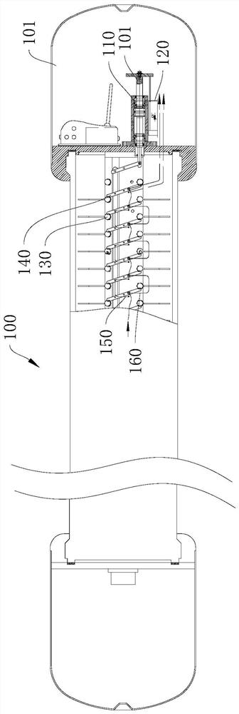 Extra-high voltage silicon stack state monitoring device and control method