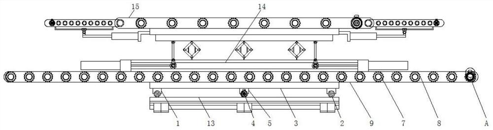 Rotary double-layer roller machine