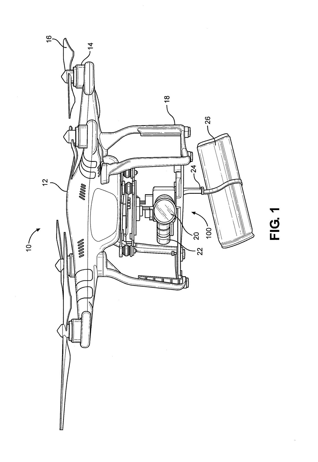 Dropping mechanism with universal mounting points