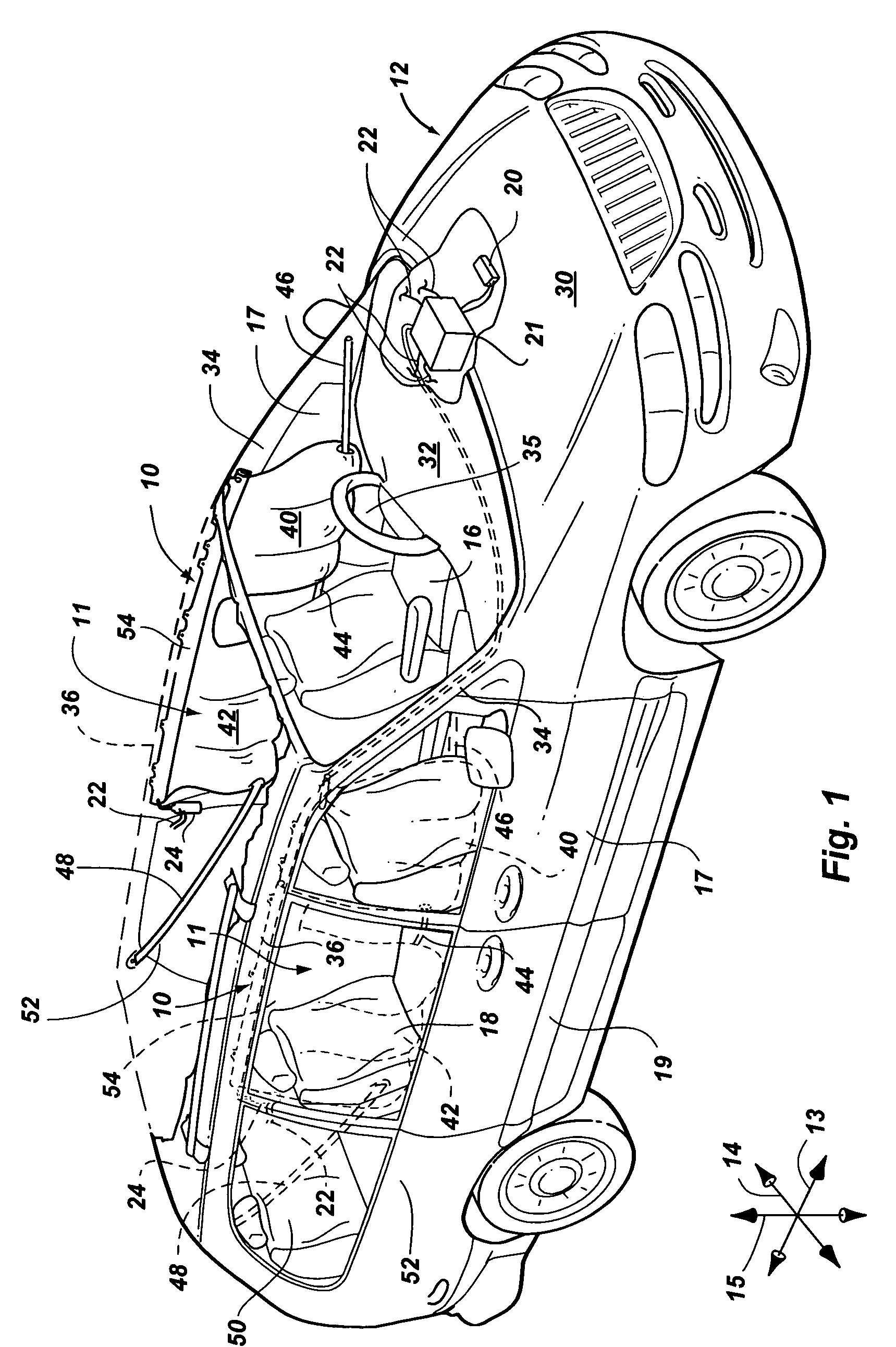 Tearable retention apparatus and method for an airbag cushion